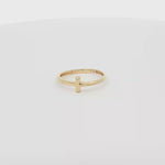 Load and play video in Gallery viewer, Minimalist Yellow Gold Band Ring