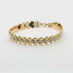 Load and play video in Gallery viewer, Elegant Yellow Gold Chain Bracelet