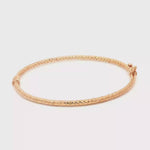 Load and play video in Gallery viewer, Elegant Rose Gold Bangle in Gold