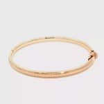 Load and play video in Gallery viewer, Classic Rose Gold Bangle Bracelet