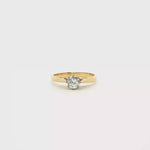 Load and play video in Gallery viewer, 18ct Gold Solitaire Ring with Round Cut Diamond