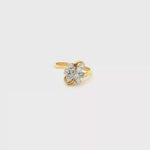 Load and play video in Gallery viewer, 18ct Gold Multi-Stone Diamond Ring, Round Brilliant Cut