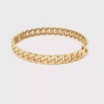 Load and play video in Gallery viewer, Exquisite Yellow Gold Chain Link Bracelet