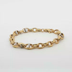 Load and play video in Gallery viewer, Elegant Yellow Gold Chain Link Bracelet