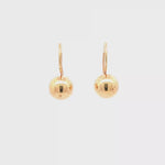 Load and play video in Gallery viewer, Elegant Rose Gold Ball Dangle Earrings