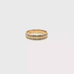 Load and play video in Gallery viewer, 9ct Gold Diamond Band Ring