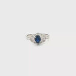Load and play video in Gallery viewer, 14ct Deep Blue Sapphire