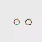 Load and play video in Gallery viewer, Elegant Gold Stud Earrings