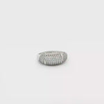 Load and play video in Gallery viewer, White Gold Multi-Stone CZ Ring