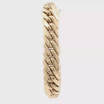 Load and play video in Gallery viewer, Luxurious Yellow Gold Chain Link Bracelet (Hollow Links)