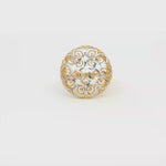 Load and play video in Gallery viewer, Two-Tone Gold Cocktail Ring