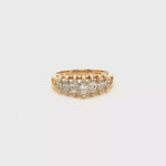 Load and play video in Gallery viewer, 14ct Gold Multi-Diamond Marquise Brilliant Cut Ring