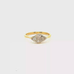Load and play video in Gallery viewer, 18ct Gold Multistone Ring with Round Brilliant Diamonds