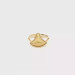 Load and play video in Gallery viewer, Modern Yellow Gold Statement Ring