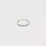 Load and play video in Gallery viewer, 14ct White Gold CZ Multi-Stone Ring