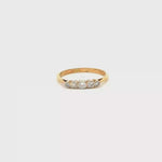 Load and play video in Gallery viewer, 18ct Gold Multistone Ring with Round Brilliant Diamonds
