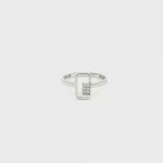 Load and play video in Gallery viewer, White Gold Multistone Ring with Round Cut CZ