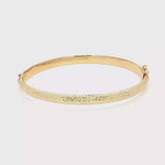 Load and play video in Gallery viewer, Elegant Yellow Gold Bangle