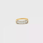 Load and play video in Gallery viewer, 18ct Gold Multistone Ring with Round Brilliant Cut Diamonds
