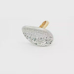 Load and play video in Gallery viewer, Textured Yellow Gold Ring